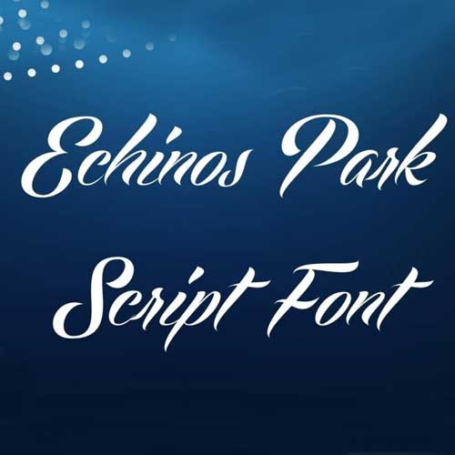 Echinos Park Script Font Free Download